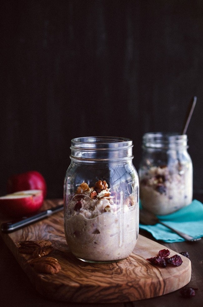 Image of Cranberry Apple Pecan Overnight Oats