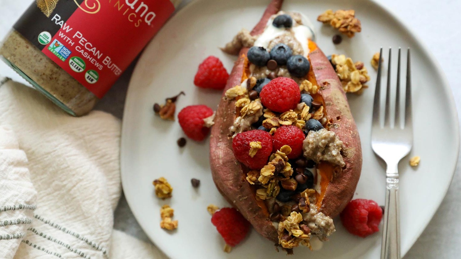 Image of Breakfast Sweet Potato Split | Vegan, Gluten Free