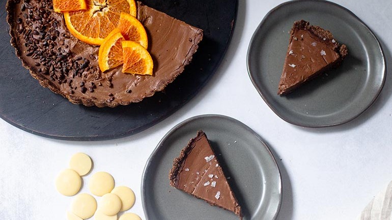 Image of Orange Chocolate Tart Recipe