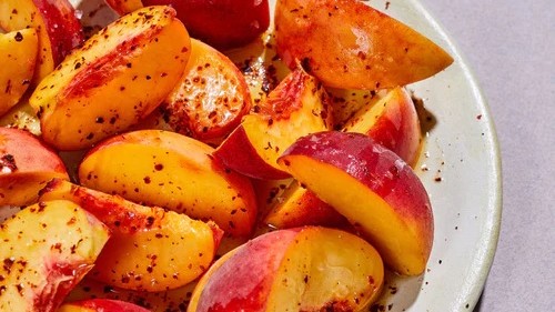 Image of Peaches with Silk Chili & Lime