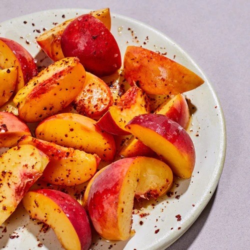 Image of Peaches with Silk Chili & Lime