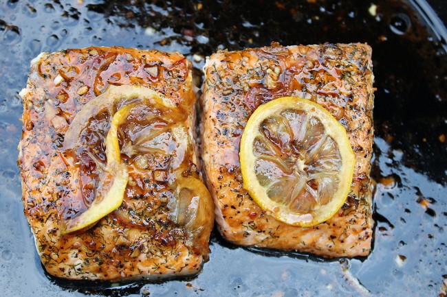 Image of Honey Habanero Glazed Salmon