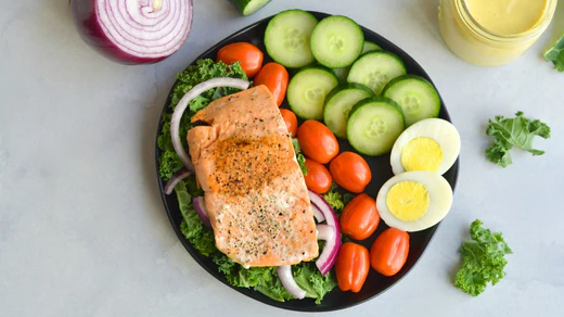 Image of Caesar Cobb Salmon Salad