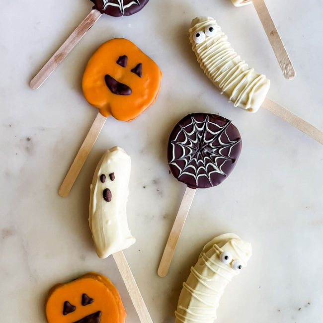 Image of Easy Halloween Fruit Pops