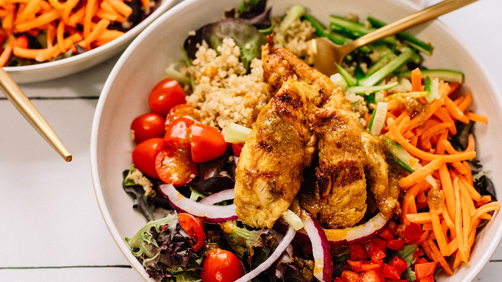 Image of Curry Chicken Buddha Bowl