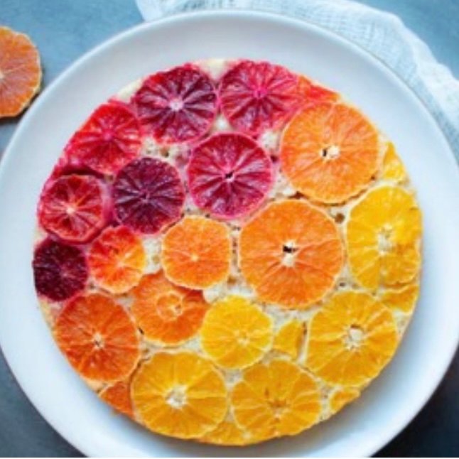 Blood Orange Upside-Down Cake - Katiebird Bakes