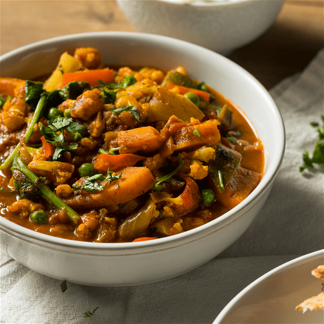 Image of Curried Vegetables with Garam Masala