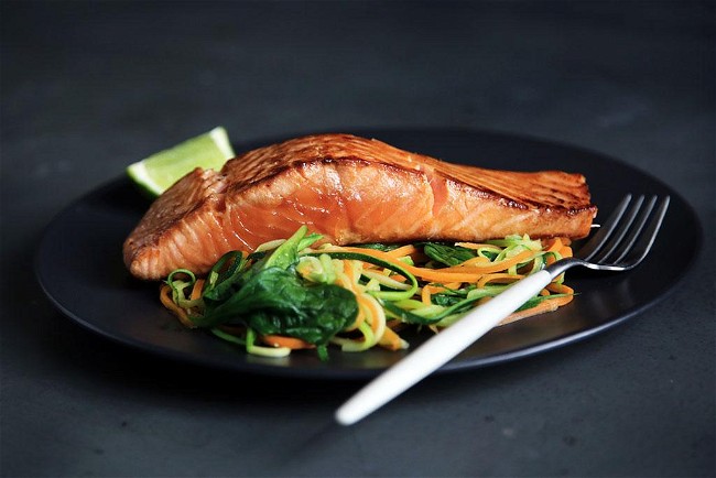 Image of Wild Salmon in Fennel Sauce
