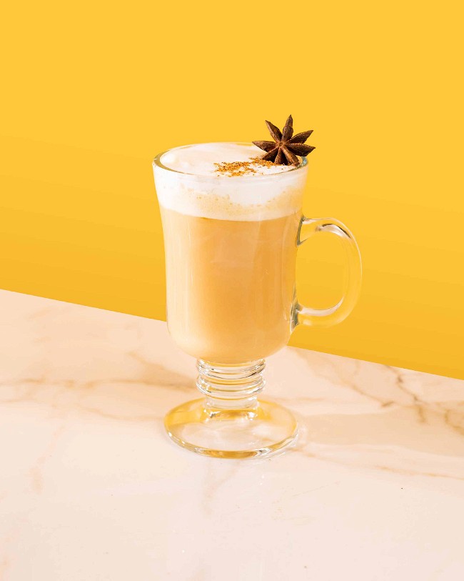 Image of Latte épicé à la citrouille