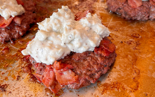 Bacon Blue Cheese Burger – HowToBBQRight