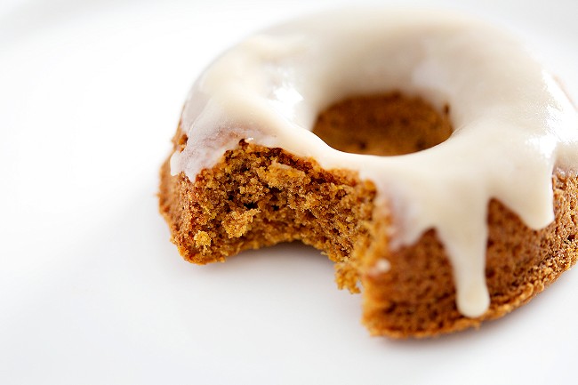 Image of Paleo Pumpkin Donuts with Maple Icing (Nut Free, AIP)