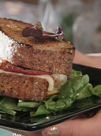 Image of Grace Potter’s Grilled Cheese with Apple, Onion, and Pepper Jelly
