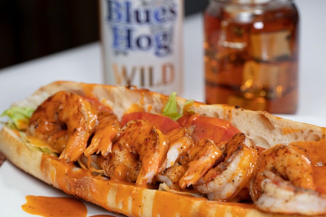 Image of Grilled Shrimp Po' Boy