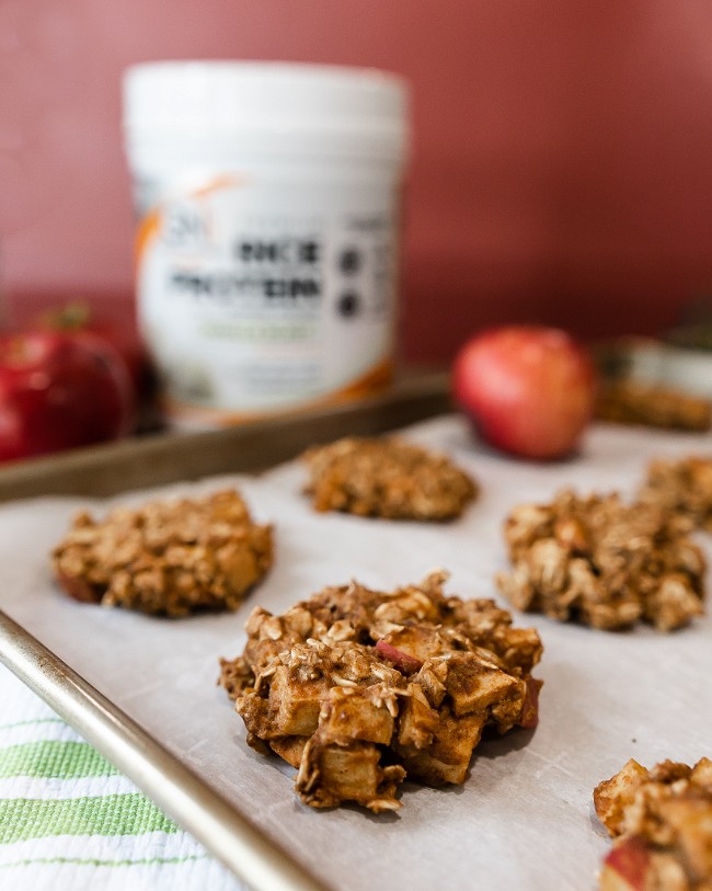 Image of Healthy Apple Cinnamon Protein Cookies