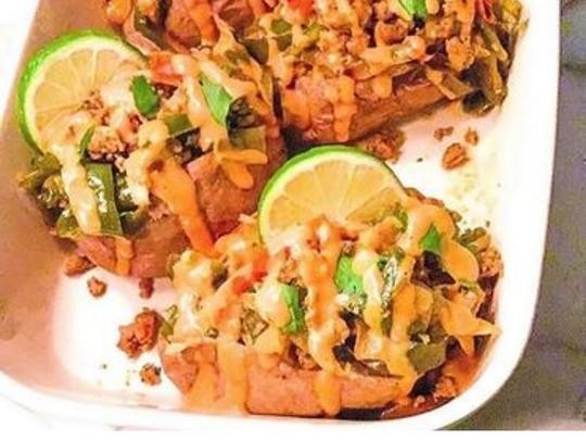 Image of Chicken Fajita Stuffed Potatoes