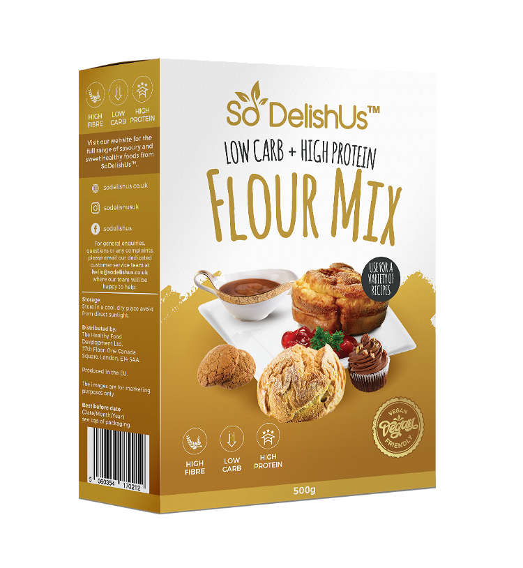 Image of Meanwhile the yeast activate, put the 500 g SoDelishUs® Flour Mix,...