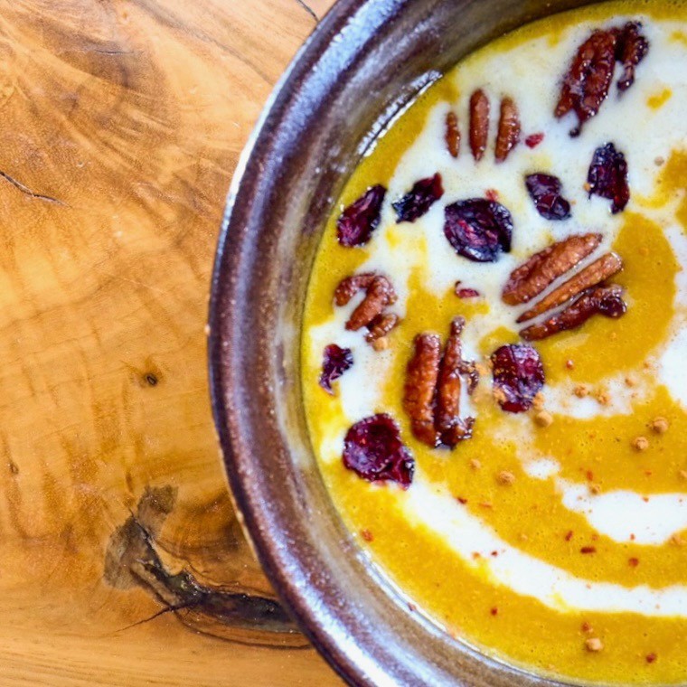 Image of Savory Kabocha Coconut Soup