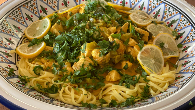 Image of Curry Chicken Pasta_Pakistani style