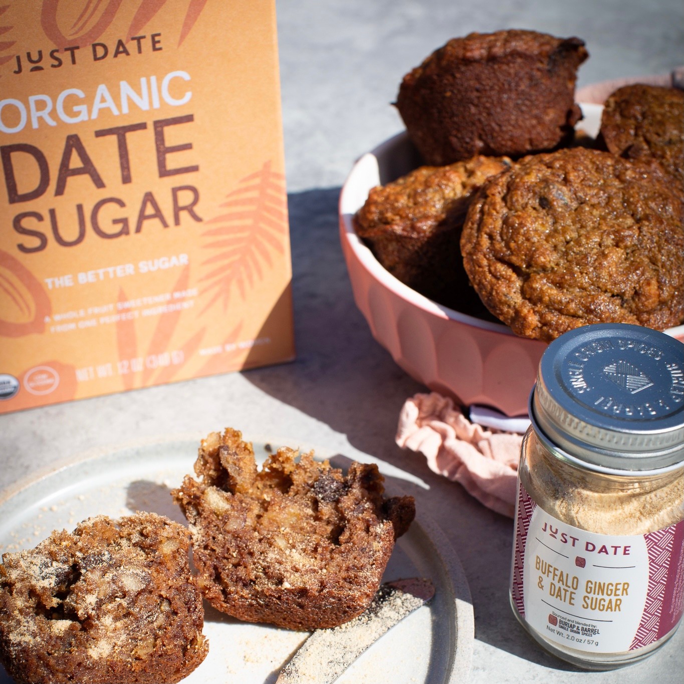 Image of Banana Chocolate Chip Walnut Muffins