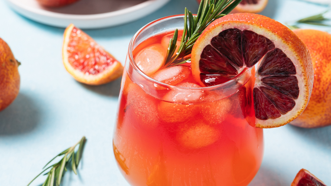 Image of Spiced Blood Orange Whiskey Smash