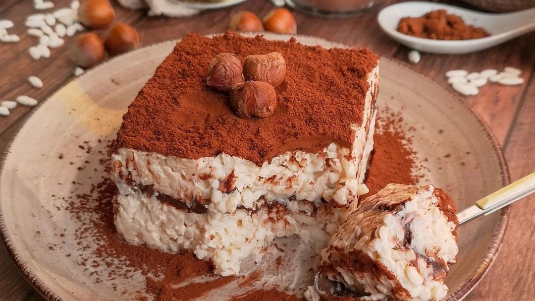 Image of Tortino riso soffiato e nocciola