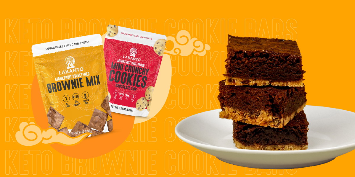 Keto Brownie Cookie Bars