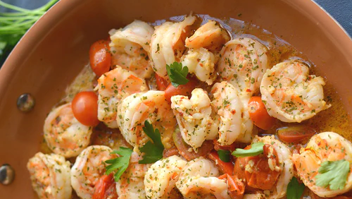Image of Healthy Shrimp Scampi & Spaghetti Squash