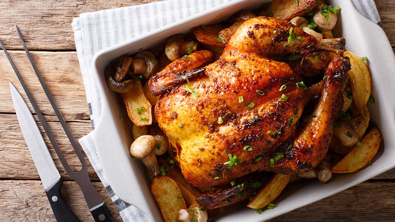 Image of Slow-Roasted Chicken Dinner
