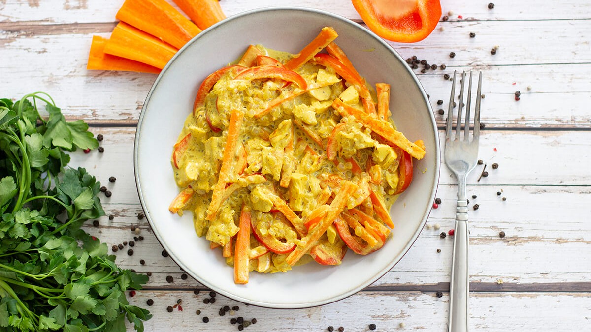 Image of Veganes Curry mit SmartRice