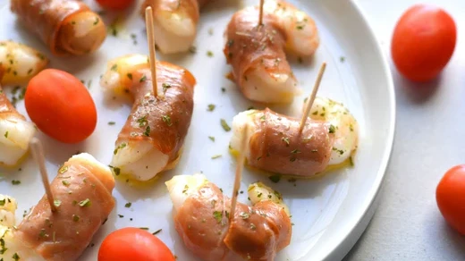 Image of Prosciutto Shrimp Appetizer