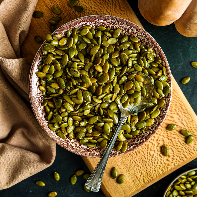 Image of Rosemary Roasted Pumpkin Seeds