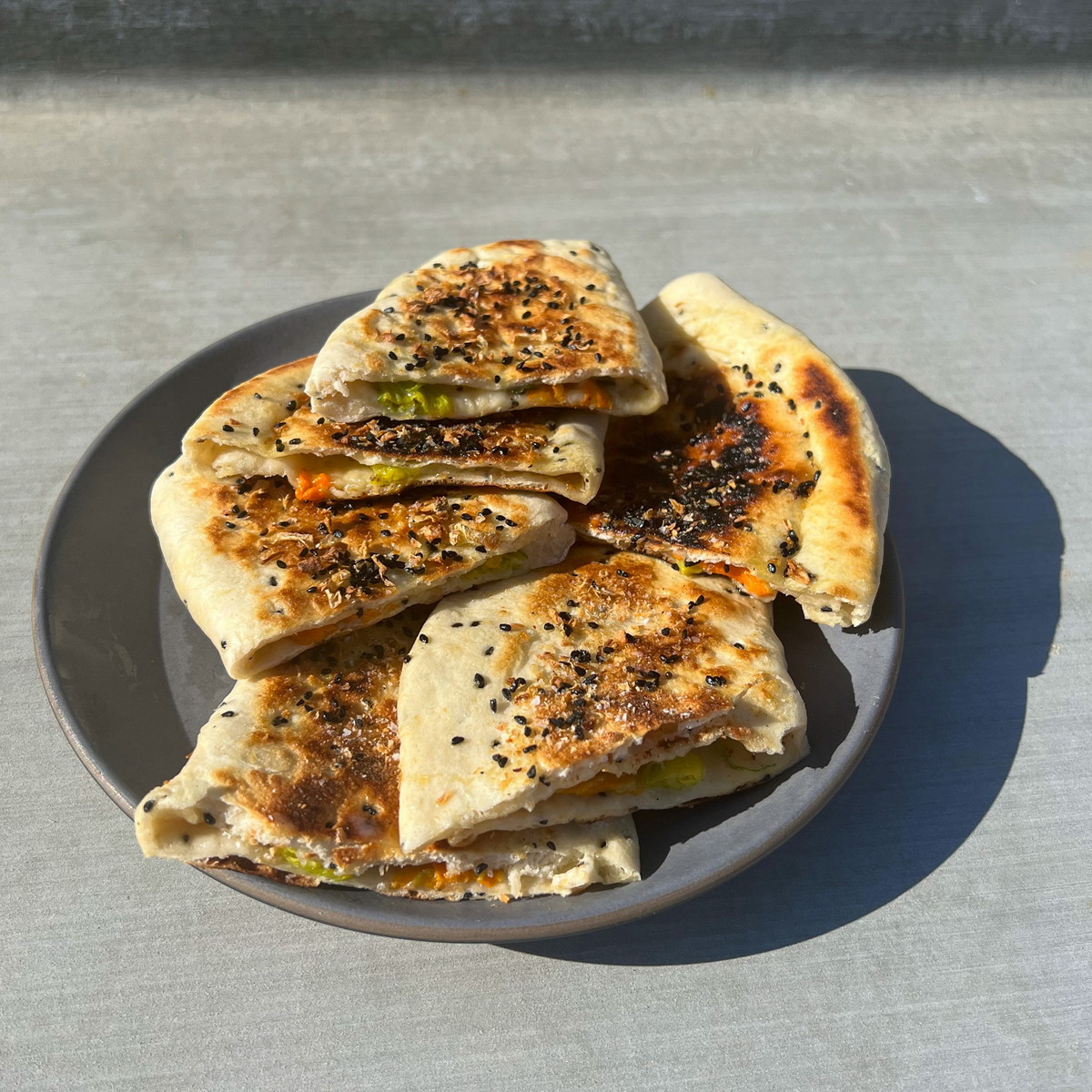 Nigella Bolani with Cheese, Basil & Squash Blossoms