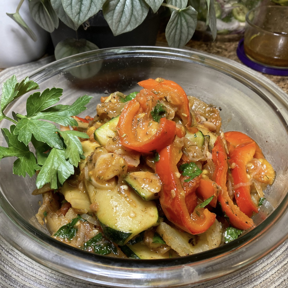 Ratatouille with Herbes de Provence, Cinnamon & Cloves