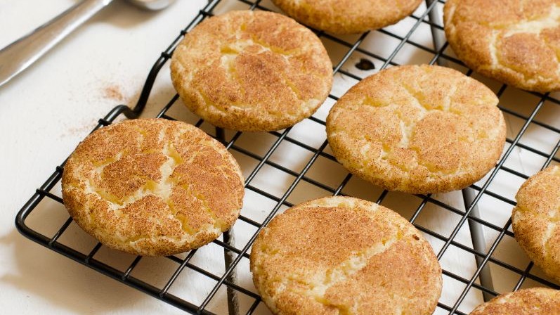 Image of Tahini Snickerdoodle Cookies