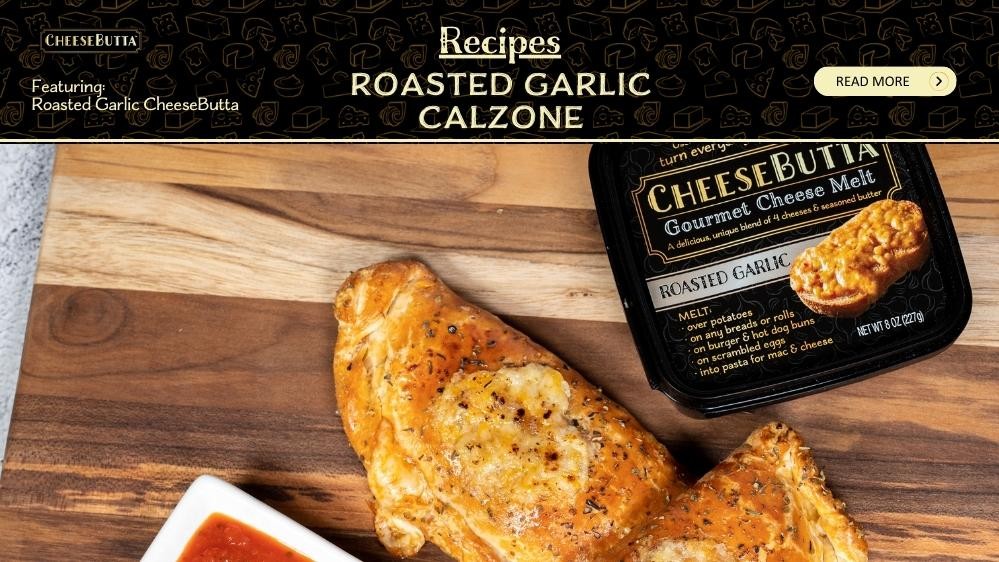 Image of Roasted Garlic CheeseButta® Calzone