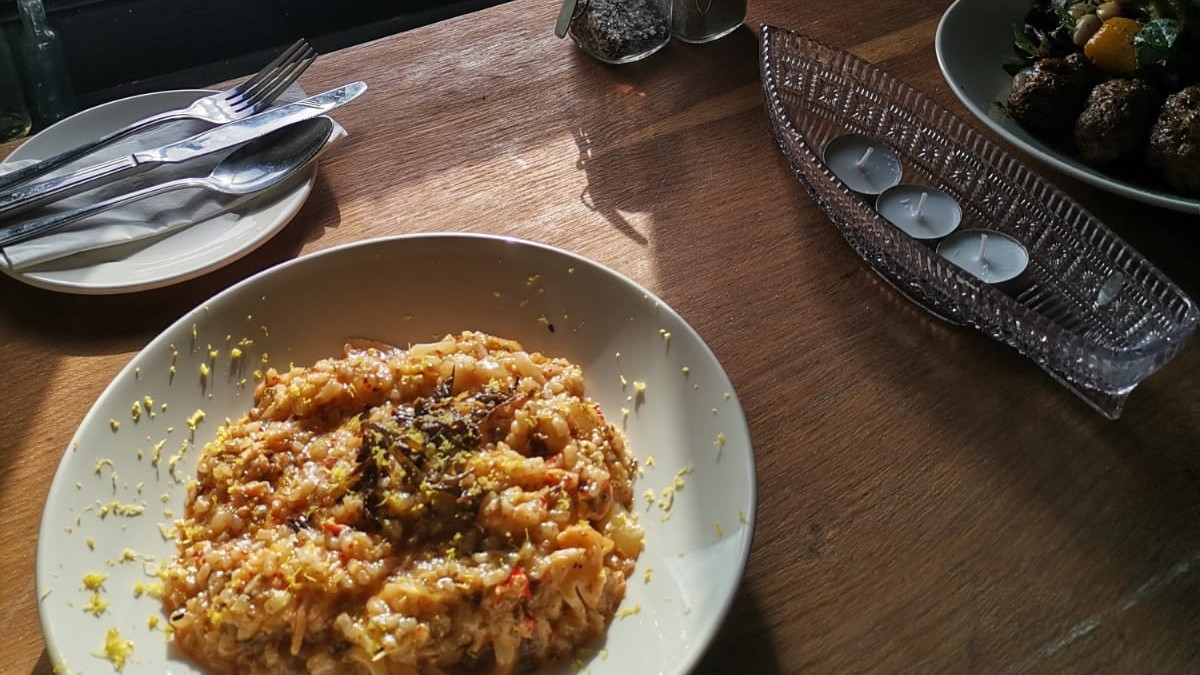 Image of Lovely Lobster Risotto with Fennel and Grass Kelp