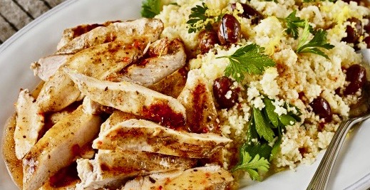 Image of Apricot Ginger Teriyaki Chicken Couscous