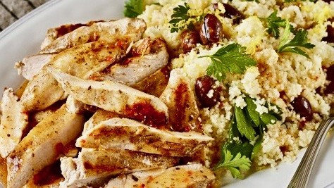 Image of Apricot Ginger Teriyaki Chicken Couscous
