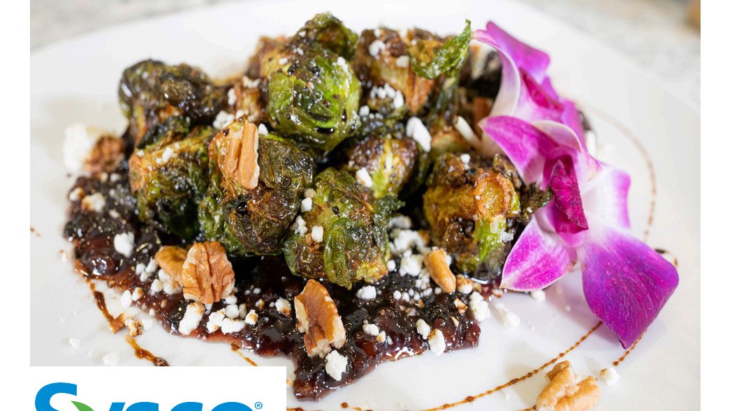 Image of Blueberry Bourbon and Goat Cheese Brussel Sprouts
