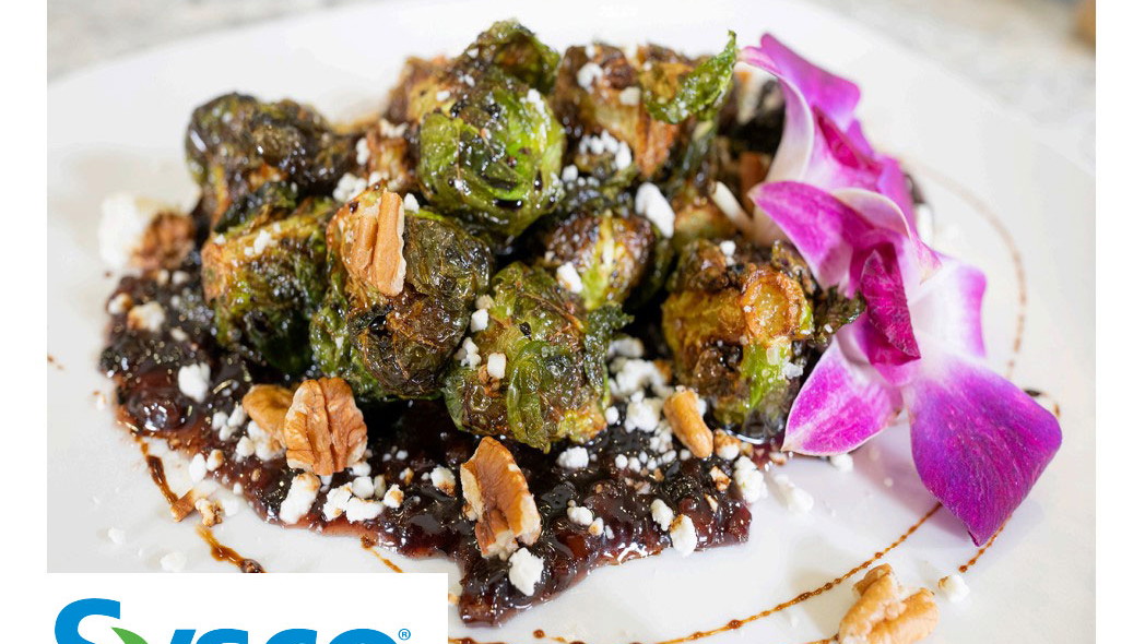 Image of Blueberry Bourbon and Goat Cheese Brussel Sprouts