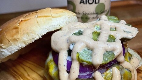 Image of Cheddar Ranch Burgers with Everything Aioli