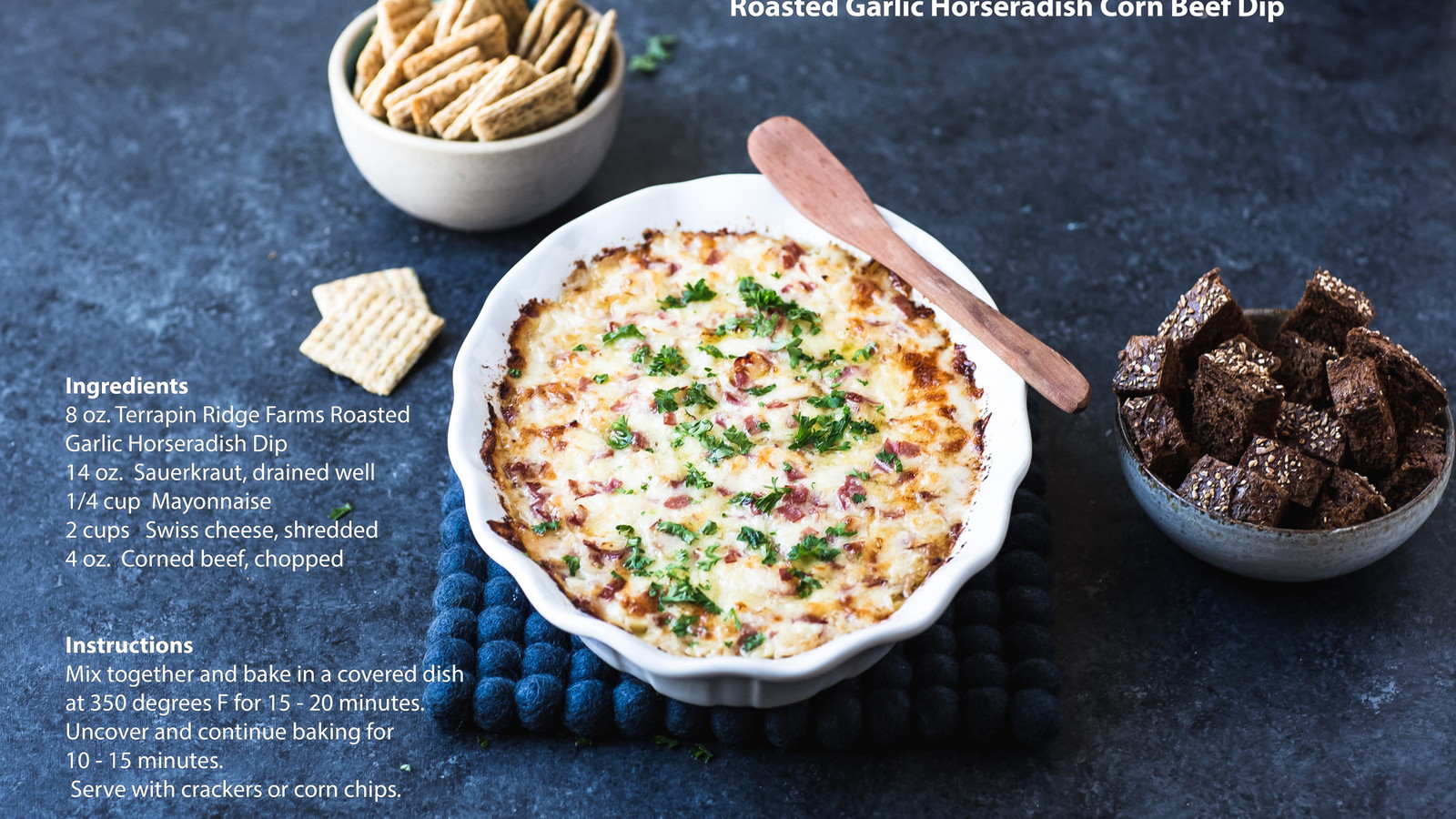 Image of Cheesy Corned Beef Dip