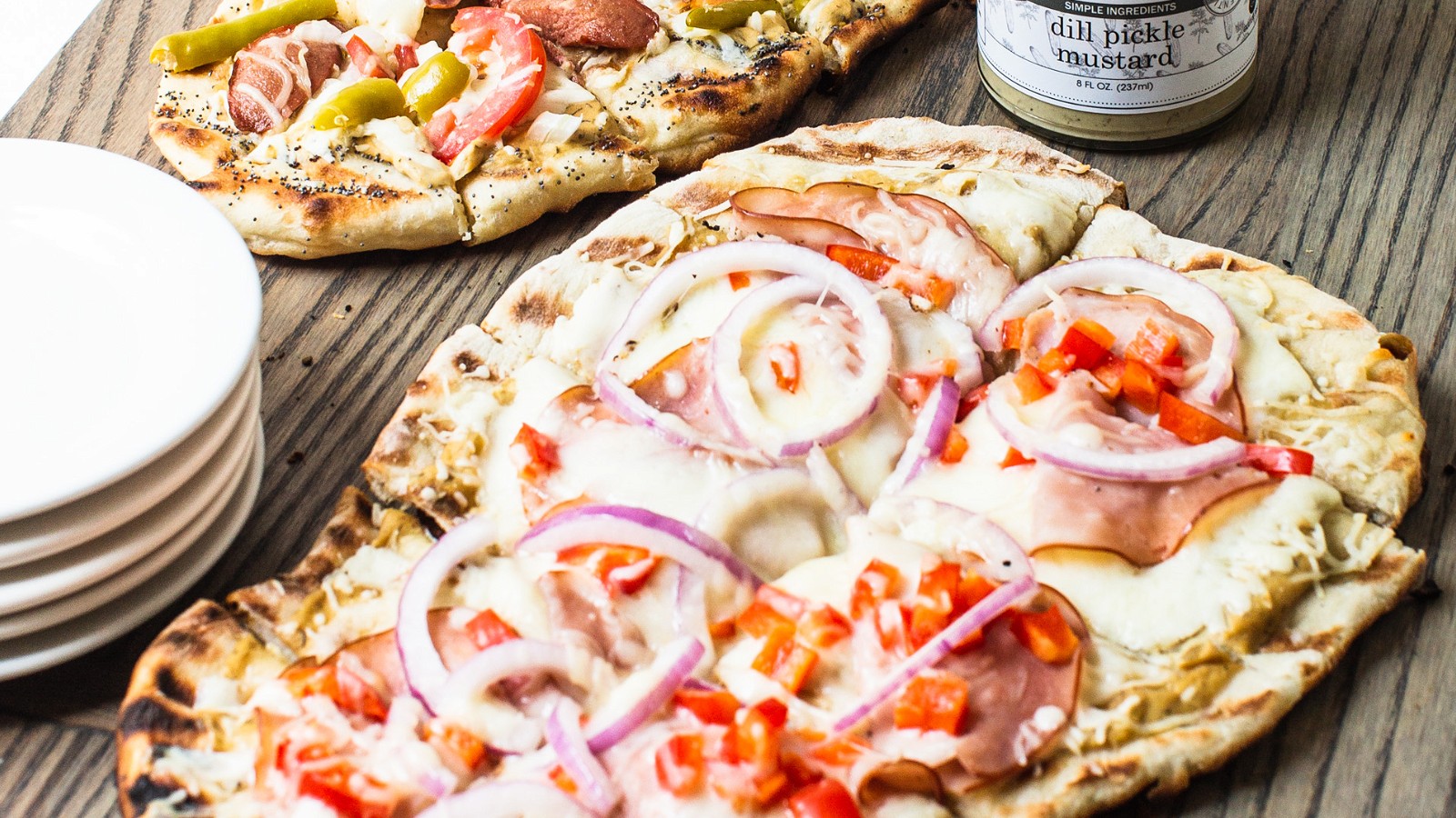 Image of Chicago Dog Grilled Pizza