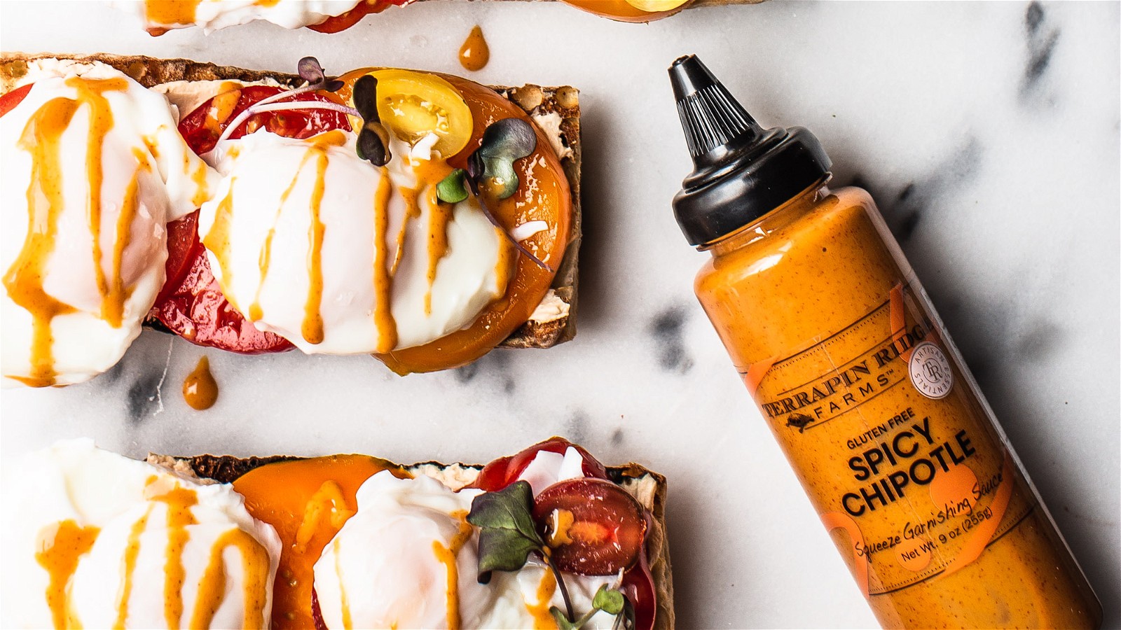 Image of Chipotle Eggs Benedict with Goat Cheese Spread