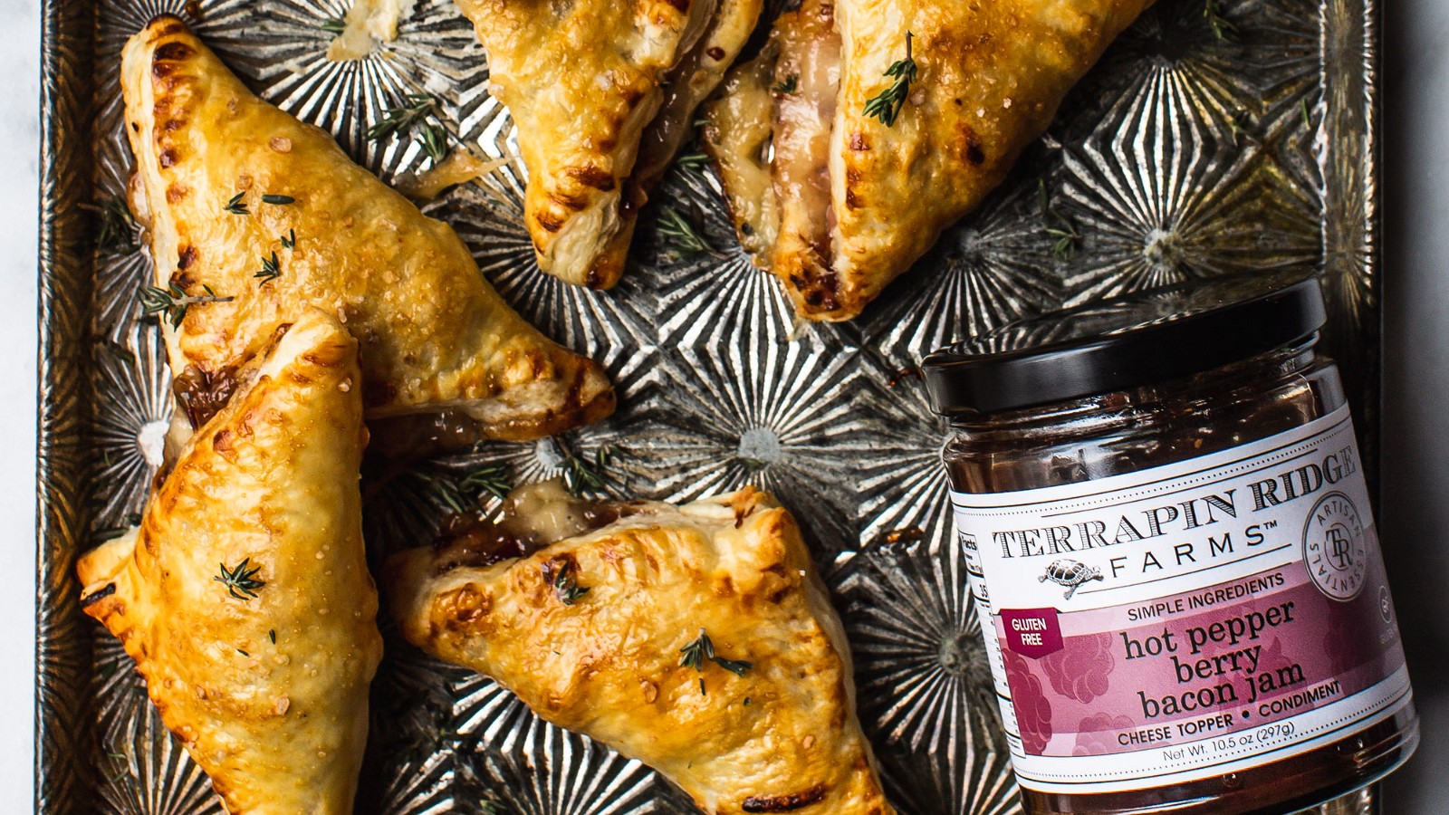Image of Hot Pepper Berry Bacon Jam Turnovers