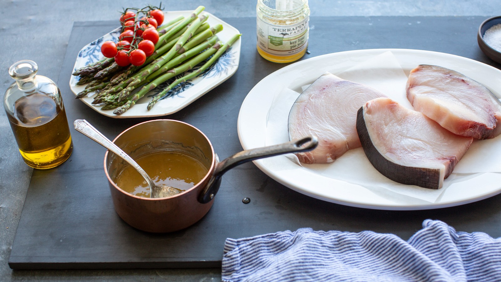 Image of Key Lime Glazed Sword Fish