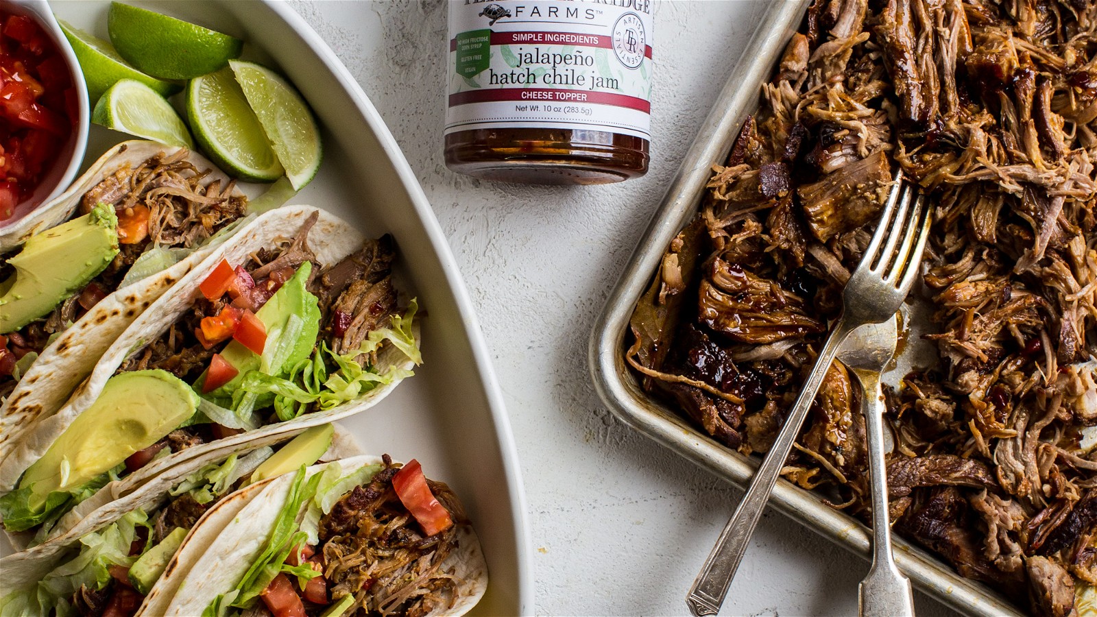 Image of Jalapeno Hatch Chile Pork Tacos
