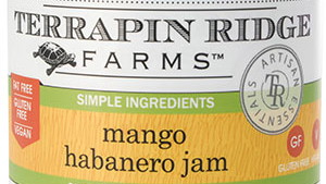 Image of Mango Habanero Jam Crab cakes