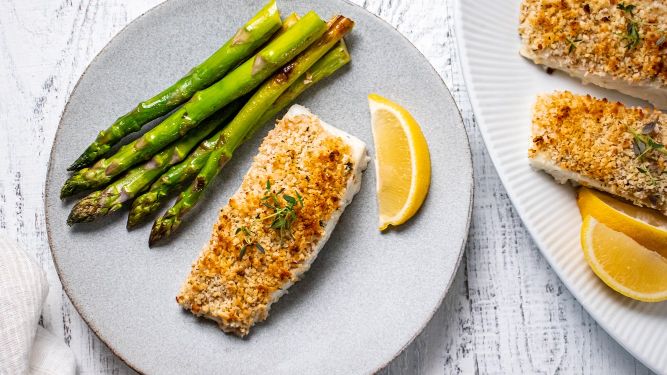 Image of Easy Macadamia Crusted Halibut