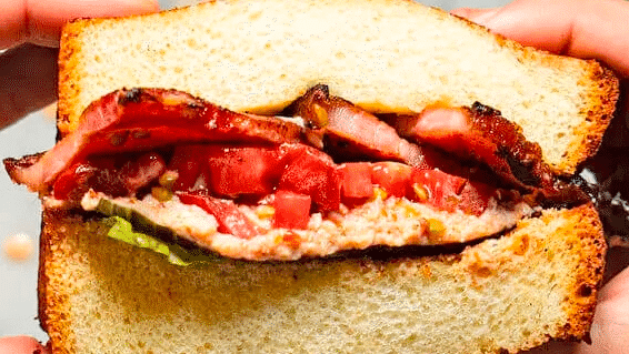 Image of BLT with Crab